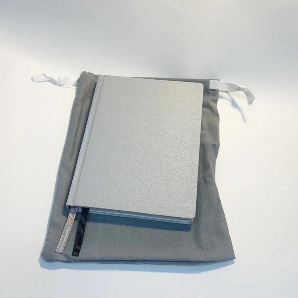 Print Pression Undated Weekly Planner Grid Hard Cover Silver Gray - Picture 1 of 4
